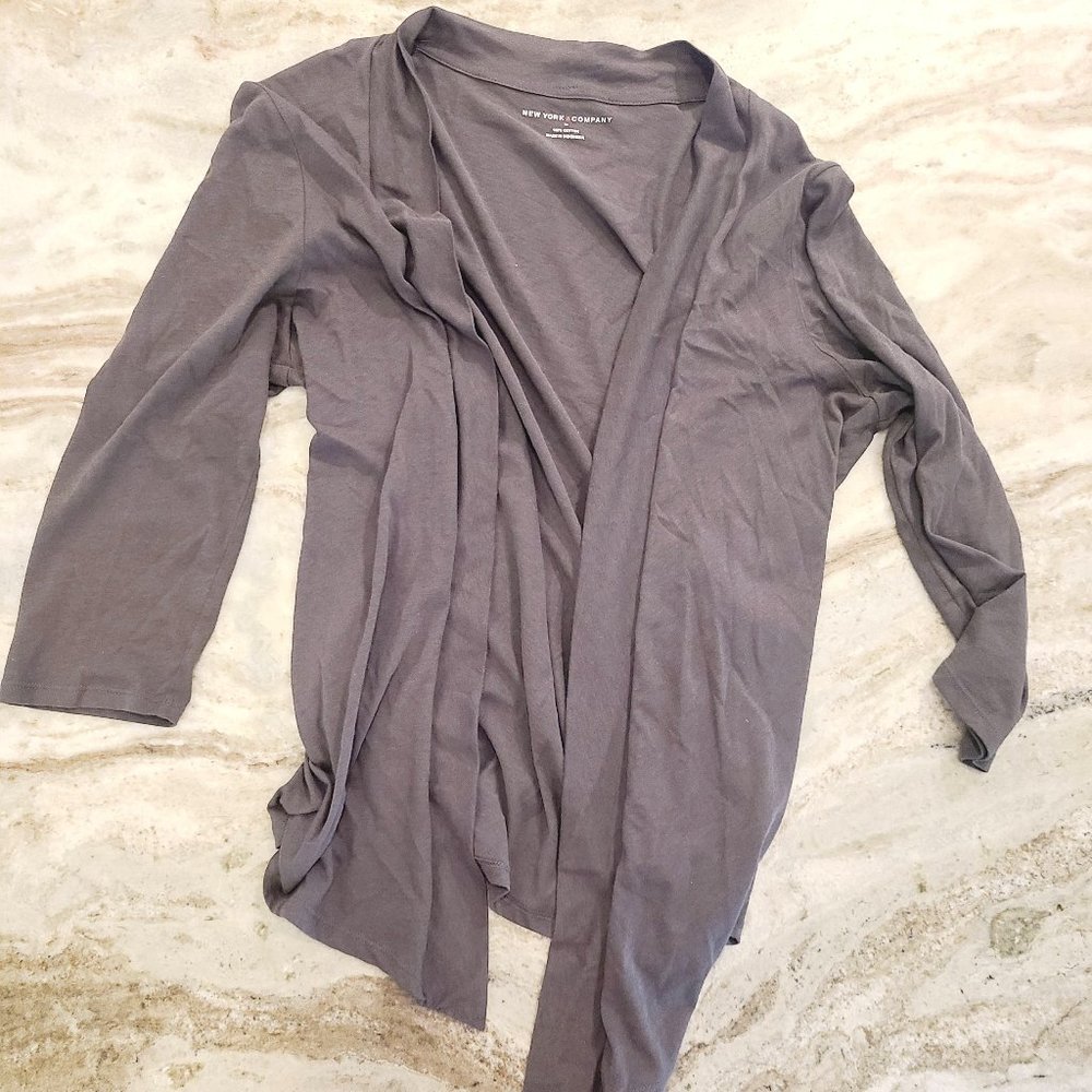 Grey Long sleeve cardigan